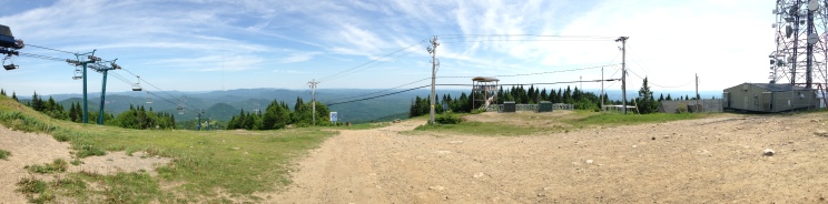 View from the top of the ski mountain!